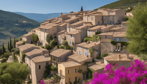 Brantes, un village perché offrant une vue imprenable sur le Mont Ventoux